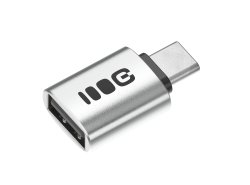 Adattatore OTG Greencell 2.4A USB-C a USB-A trasferimento dati 480 Mbps 12W alluminio