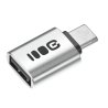 Adattatore OTG Greencell 2.4A USB-C a USB-A trasferimento dati 480 Mbps 12W alluminio