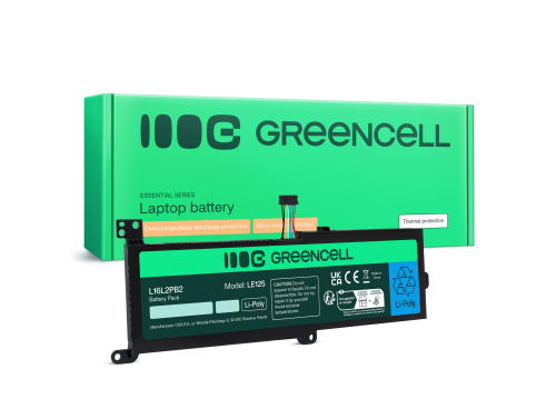 Green Cell Batteria L16C2PB2 L16M2PB1 per Lenovo IdeaPad 3-15ADA05 3-15IIL05 320-15IAP 320-15IKB 320-15ISK 330-15AST 330-15IKB