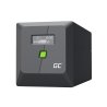 Zasilacz awaryjny UPS Greencell 1000VA 700W PowerProof con display LCD