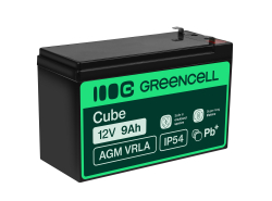Green Cell® Batteria AGM 12V 9Ah accumulatore sigillata per UPS USV Batteria tampone Riserva la batteria