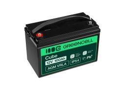Green Cell® Batteria AGM 12V 100Ah accumulatore sigillata fotovoltaico Barca sedia a rotelle Solari Camper