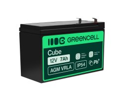 Green Cell® Batteria AGM 12V 7Ah accumulatore sigillata per UPS USV Batteria tampone Riserva la batteria