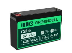 Green Cell® Batteria AGM 6V 7Ah accumulatore sigillata giocattoli per bambini Installazioni di allarme
