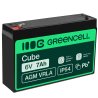 Green Cell® Batteria AGM 6V 7Ah accumulatore sigillata giocattoli per bambini Installazioni di allarme