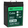 Green Cell® Batteria AGM 6V 4Ah accumulatore sigillata giocattoli per bambini Installazioni di allarme