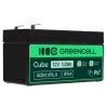 Green Cell® Batteria AGM 12V 1.2Ah accumulatore sigillata giocattoli per bambini Installazioni di allarme