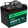 Green Cell® Batteria AGM 12V 33Ah accumulatore sigillata falciatrice Scooter Peschereccio Trattorino