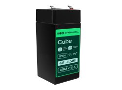 Green Cell® Batteria AGM 4V 4.5Ah accumulatore sigillata giocattoli per bambini Installazioni di allarme