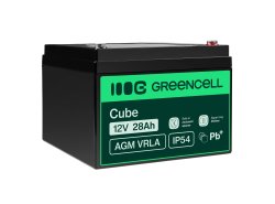 Green Cell® AGM batteria 12V 28Ah pile batteria piombo-acido esente da manutenzione per barca barca azionamento scooter