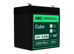 Green Cell® Batteria AGM 12V 4.5Ah accumulatore sigillata giocattoli per bambini Installazioni di allarme