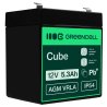Green Cell® Batteria AGM 12V 5.3Ah accumulatore sigillata giocattoli per bambini Installazioni di allarme