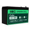 Green Cell® Batteria AGM 12V 8Ah accumulatore sigillata giocattoli per bambini Installazioni di allarme