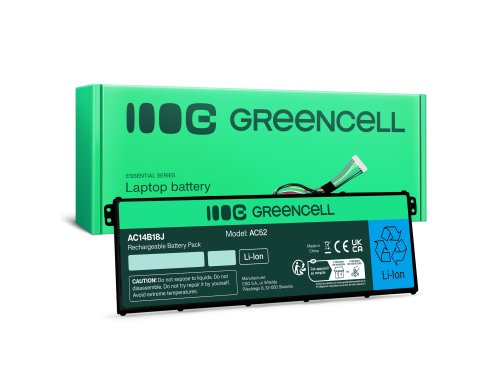Green Cell Batteria AC14B13J AC14B18J per Acer Aspire 3 A315-23 A315-55G ES1-111M ES1-331 ES1-531 ES1-533 ES1-571