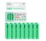 16x Batterie Ricaricabili AAA R3 950mAh Ni-MH Pile Green Cell