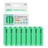 16x Batterie Ricaricabili AAA R3 950mAh Ni-MH Pile Green Cell