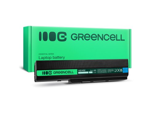 Green Cell Batteria A32-K52 per Asus K52 K52D K52F K52J K52JB K52JC K52JE K52N X52 X52F X52N X52J A52 A52F