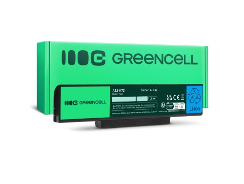 Green Cell Batteria A32-K72 per Asus K72 K72D K72F K72J K73S K73SV X73S X77 N71 N71J N71V N73 N73J N73S N73SV
