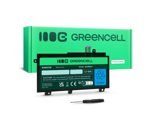 Green Cell Batteria B31N1726 per Asus TUF Gaming FX504 FX504G FX505 FX505D FX505G A15 FA506 A17 FA706