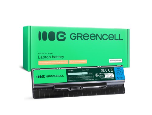 Green Cell Batteria A32-N56 per Asus N56 N56JR N56V N56VB N56VJ N56VM N56VZ N76 N76V N76VB N76VJ N76VZ N46 N46JV G56JR