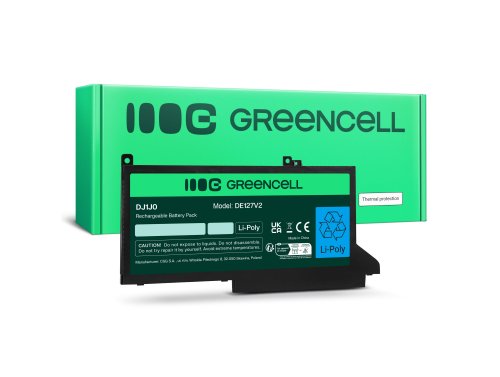 Batteria Green Cell DJ1J0 per Dell Latitude 7280 7290 7380 7390 7480 7490 - OUTLET
