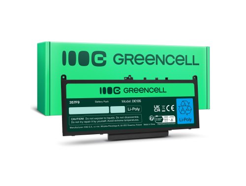 Green Cell Batteria J60J5 MC34Y per Dell Latitude E7270 E7470
