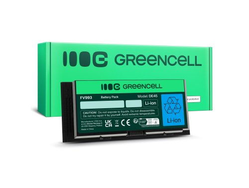 Green Cell Batteria FV993 FJJ4W PG6RC R7PND per Dell Precision M4600 M4700 M4800 M6600 M6700 M6800