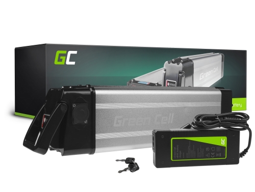 Green Cell Batteria per Bicicletta Elettrica 36V 15Ah 540Wh Silverfish Ebike 4 Pin per i-Bike, The One, Vivi con Caricabatterie