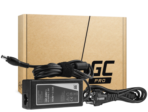 Alimentatore / Caricatore Green Cell PRO 19V 3.16A 60W per Samsung R519 R719 RV510 NP270E5E NP275E5E NP300E5A NP300E5E NP300E5C